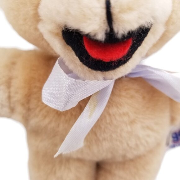 Vintage Plush Russ Snuggle Snuggles Teddy Bear 6" Stuffed Animal Toy Advertising - Picture 3 of 8